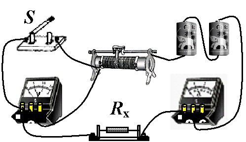 如图是测电阻rx的实物图,其中有一根导线连接错误,请